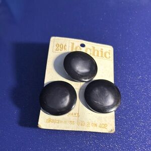 Le Chic Navy Buttons Set